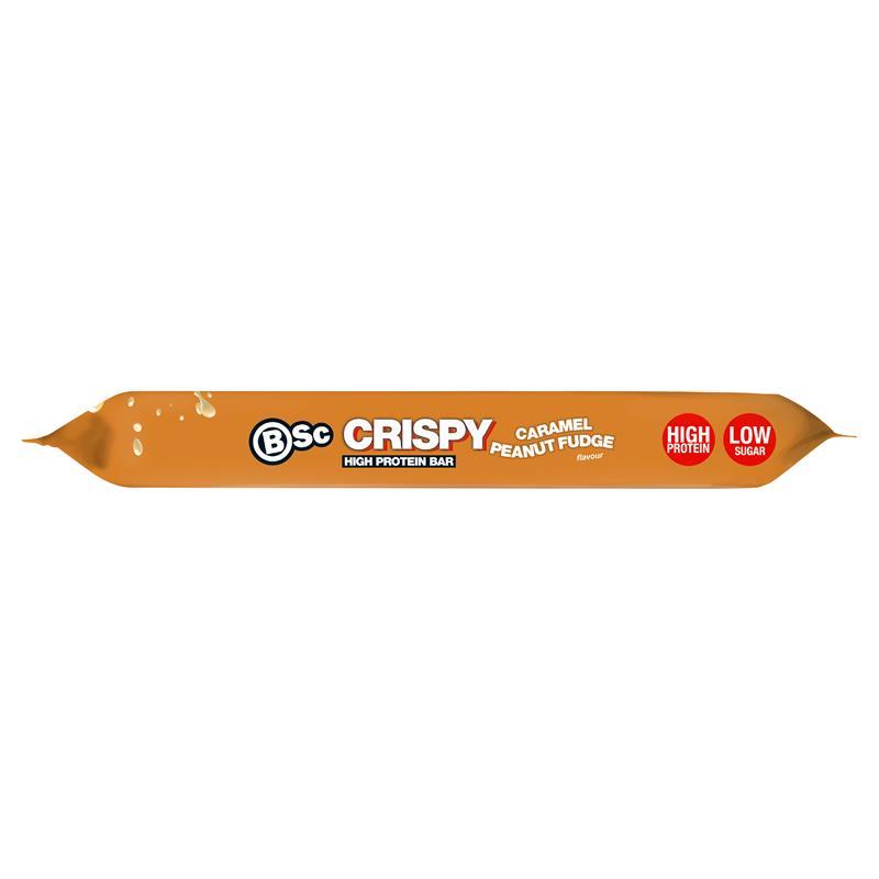 BSc Crispy Protein Bar Caramel Peanut Fudge 60g