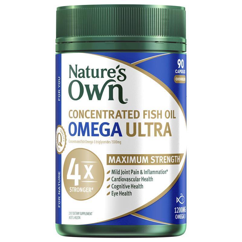 Nature's Own Concentrated Fish Oil Ultra High Strength 90 Capsules Exclusive