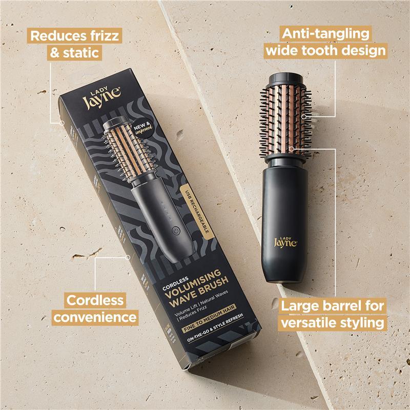 Lady Jayne Rechargeable Volumising Wave Brush