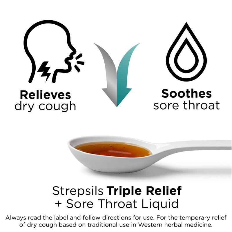 Strepsils Herbal Dry Cough+ Liquid 200mL