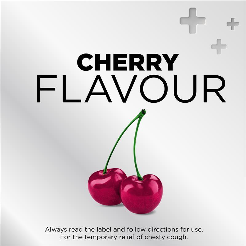 Strepsils Herbal Chesty Cough+ Liquid Cherry Flavour 200mL