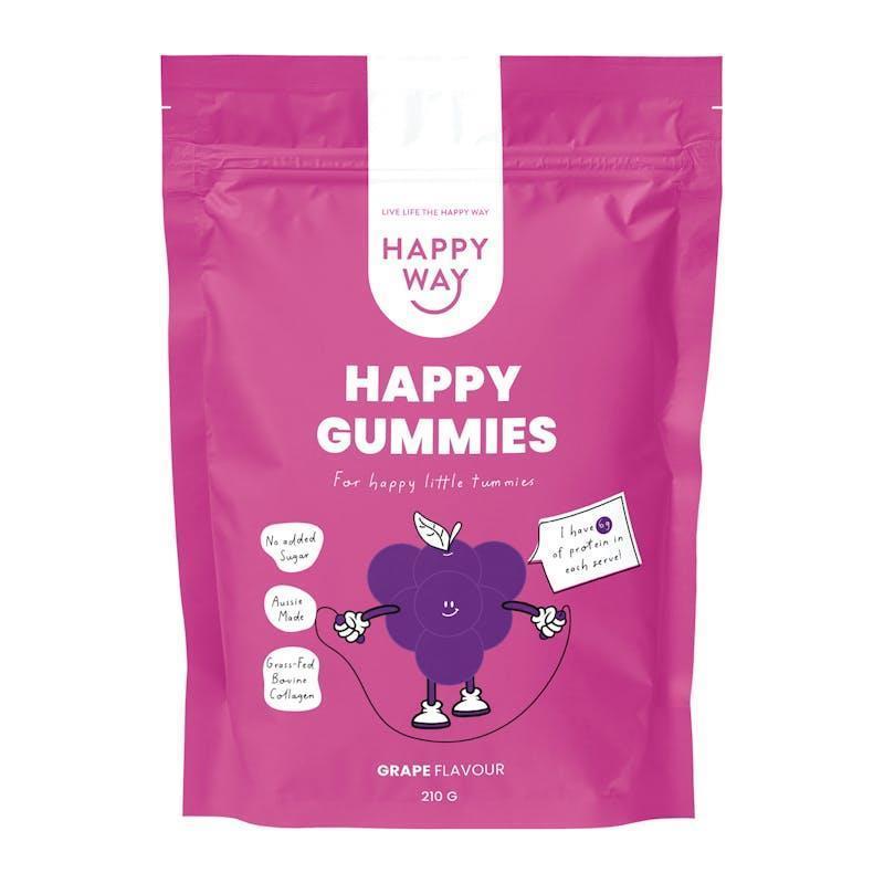 Happy Way Grape Flavour Happy Gummies Mix 210g