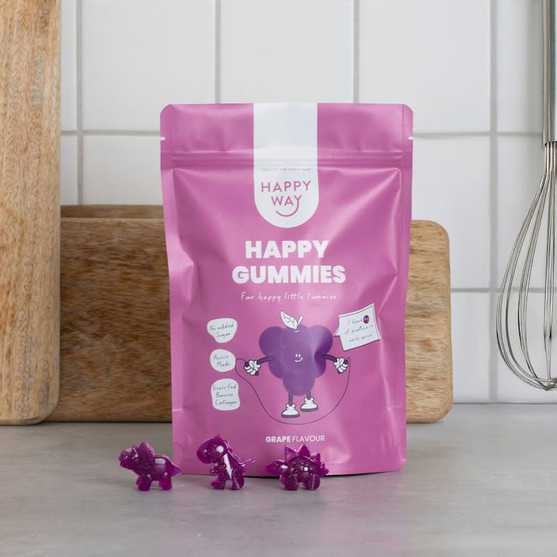 Happy Way Grape Flavour Happy Gummies Mix 210g