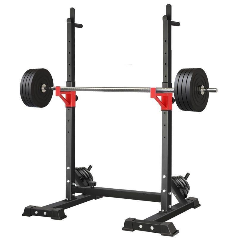 Buy Finex Squat Rack Adjustable Barbell Rack Weight Bench Press Barbell ...