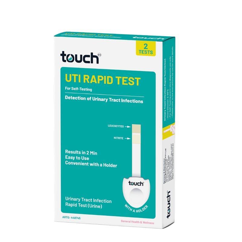TouchBio UTI Test - Urinary Tract Infections (with a Holder) 2 Tests