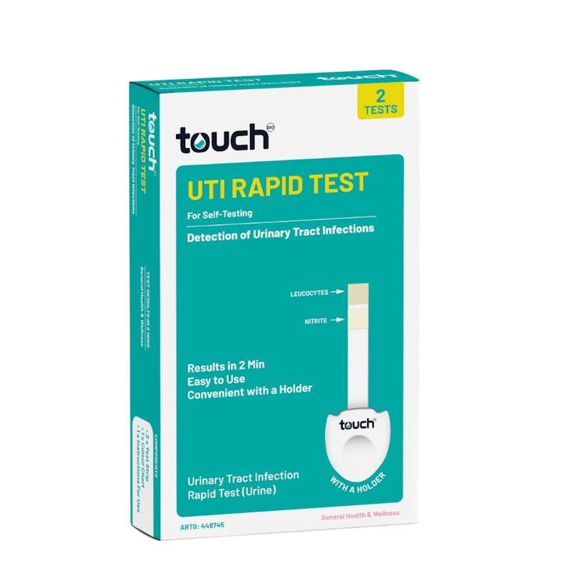 TouchBio UTI Test - Urinary Tract Infections (with a Holder) 2 Tests