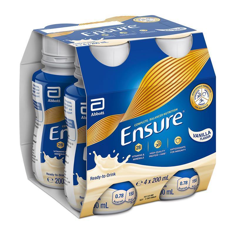 Ensure Vanilla Multipack 4x200ml