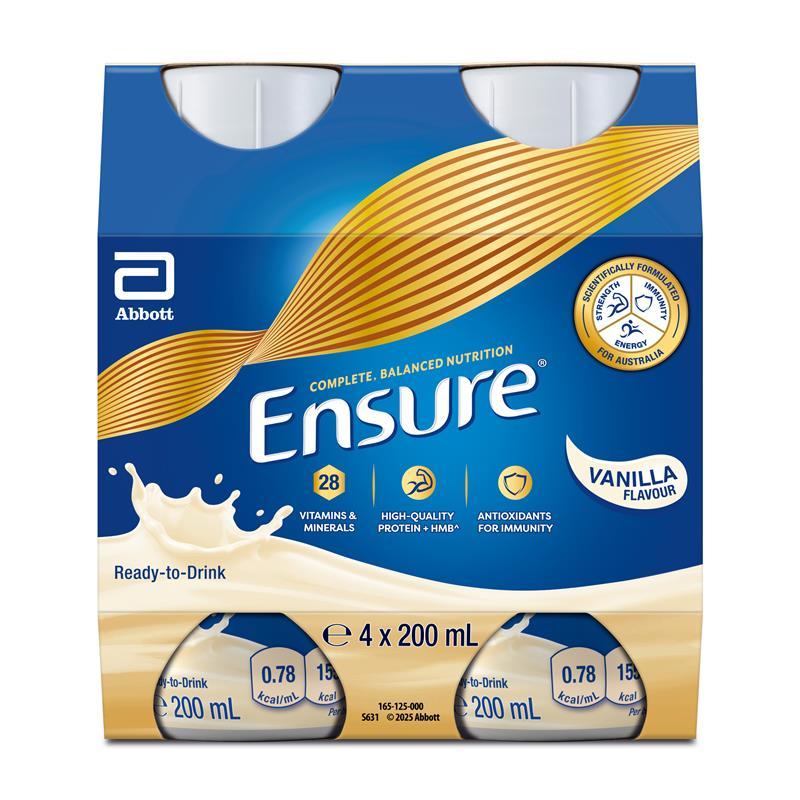 Ensure Vanilla Multipack 4x200ml