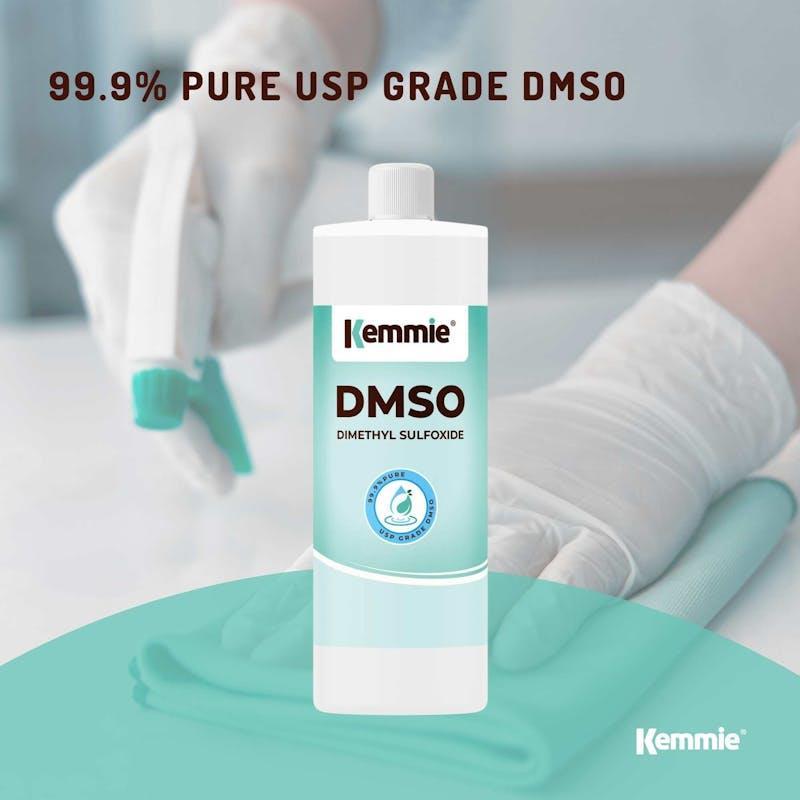 Kemmie DMSO Liquid 1L - 99.9% Pure High Purity Dimethyl Sulfoxide Solvent 1Unit