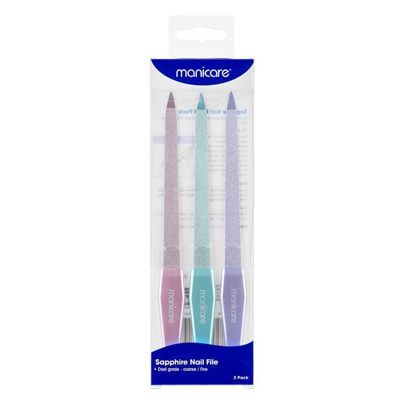 Manicare Sapphire Nail File 3 Pack 21095