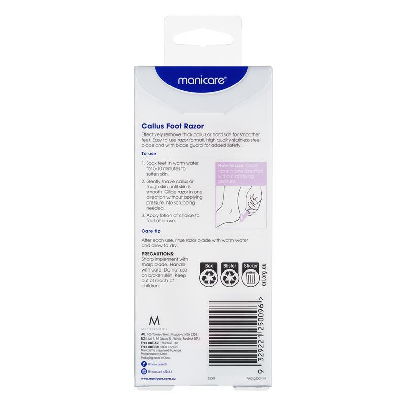 Manicare Foot Callus Razor 25009