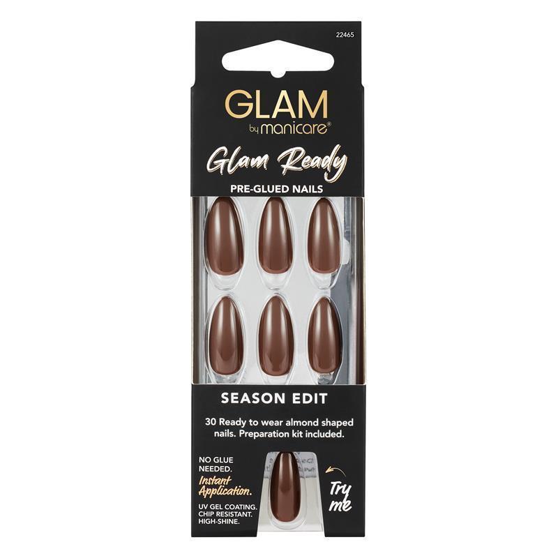 Glam By Manicare Glam Ready Pre-Glued Nails Season Edit 30 Pieces 22465