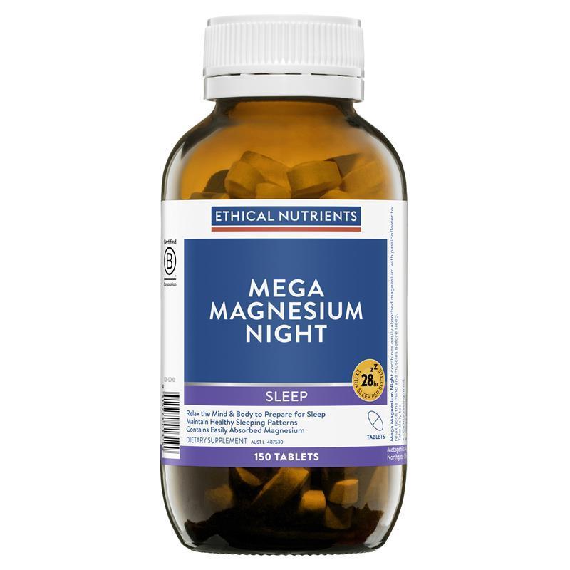 Ethical Nutrients Mega Magnesium Night 150 Tablets Exclusive Size