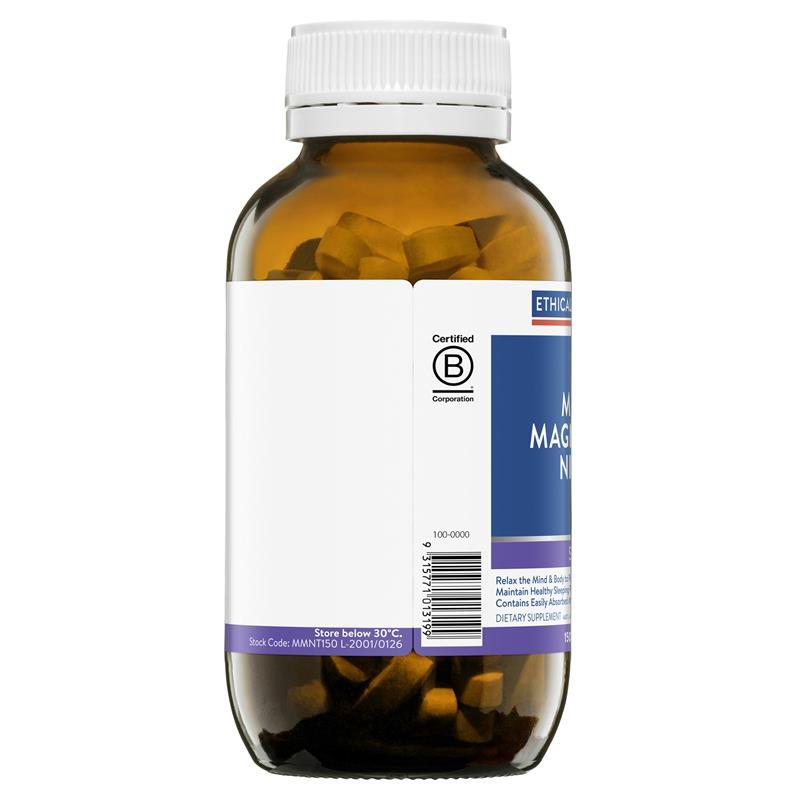Ethical Nutrients Mega Magnesium Night 150 Tablets Exclusive Size