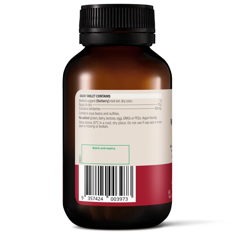 Wanderlust Ultra Strength Berberine 800mg 60 Tablets