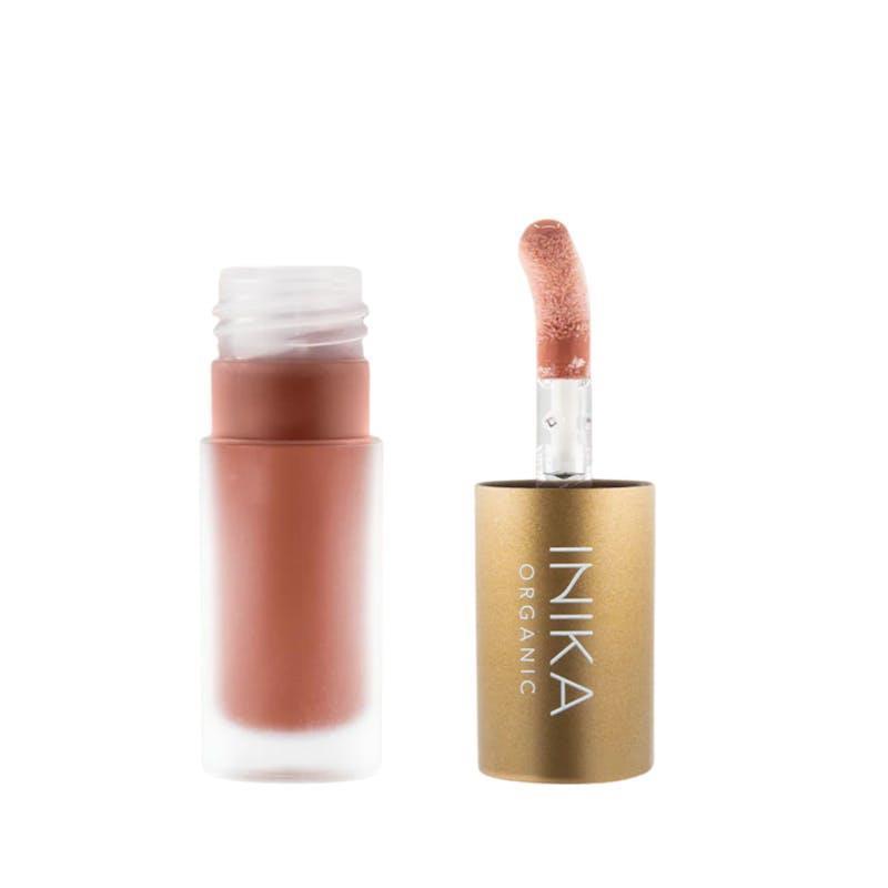 INIKA Organic Tinted Lip Oil - Collagen + Squalene 10ml Blossom