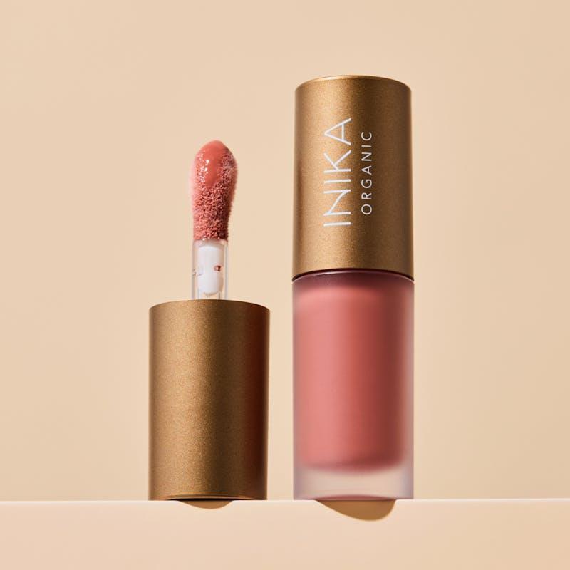 INIKA Organic Tinted Lip Oil - Collagen + Squalene 10ml Blossom