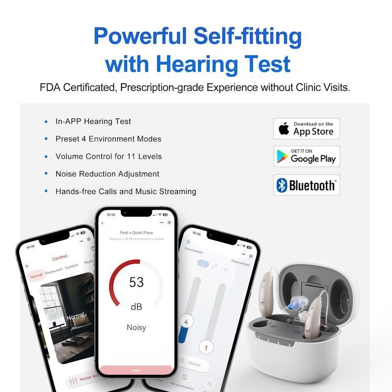 Ceretone Beacon Receiver In Canal Hearing Aid 1 Pair