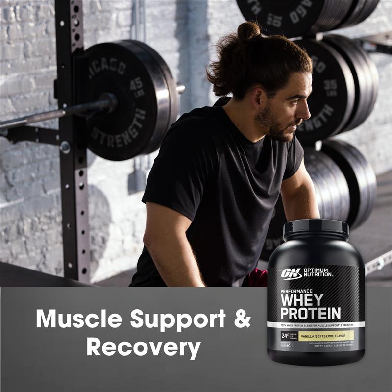 Optimum Nutrition Performance Whey Protein Vanilla 50 Serves 1.6kg