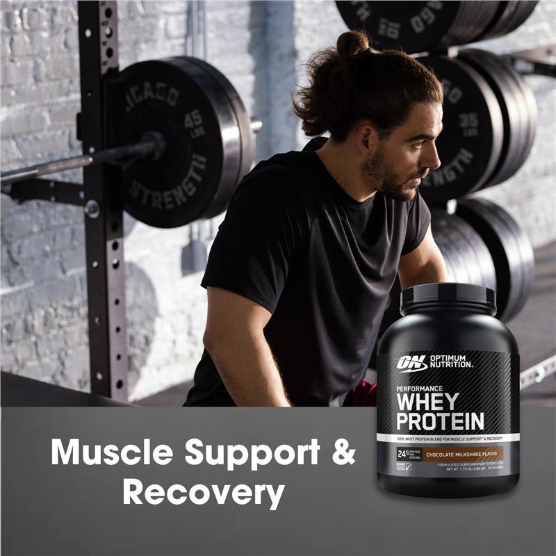 Optimum Nutrition Performance Whey Protein Chocolate 50 Serves 1.75kg