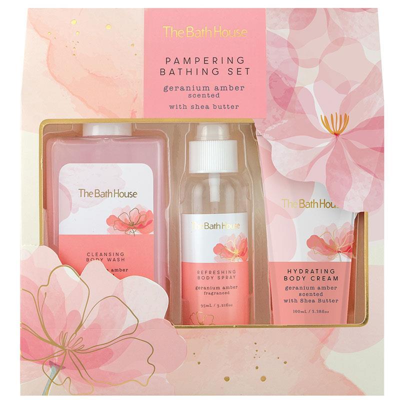 The Bath House Pampering Bathing Trio Set