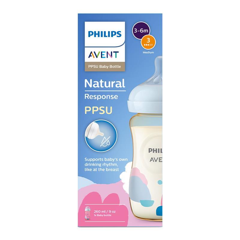 Avent Natural Response PPSU Baby Bottle 260ml
