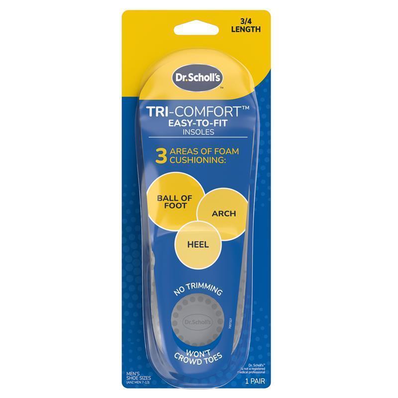 Dr.Scholls Tri-Comfort Easy-to-Fit Insoles Men
