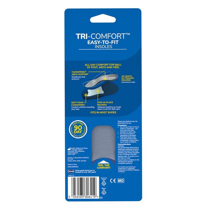 Dr.Scholls Tri-Comfort Easy-to-Fit Insoles Women