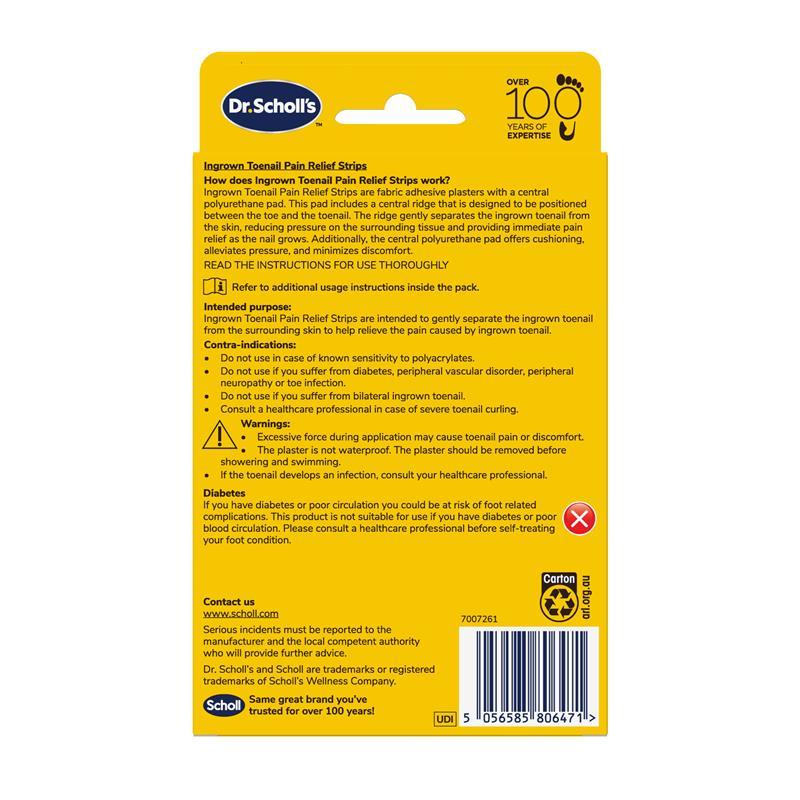 Dr.Scholls Ingrown Toenail Pain Relief Strips