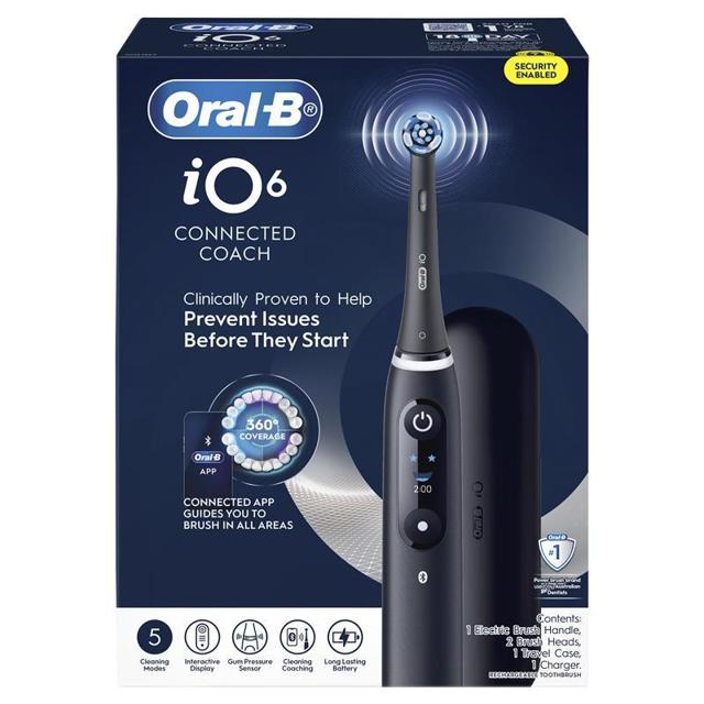 Buy Oral B Power Toothbrush iO 6 Series Black online at Chemist Warehouse