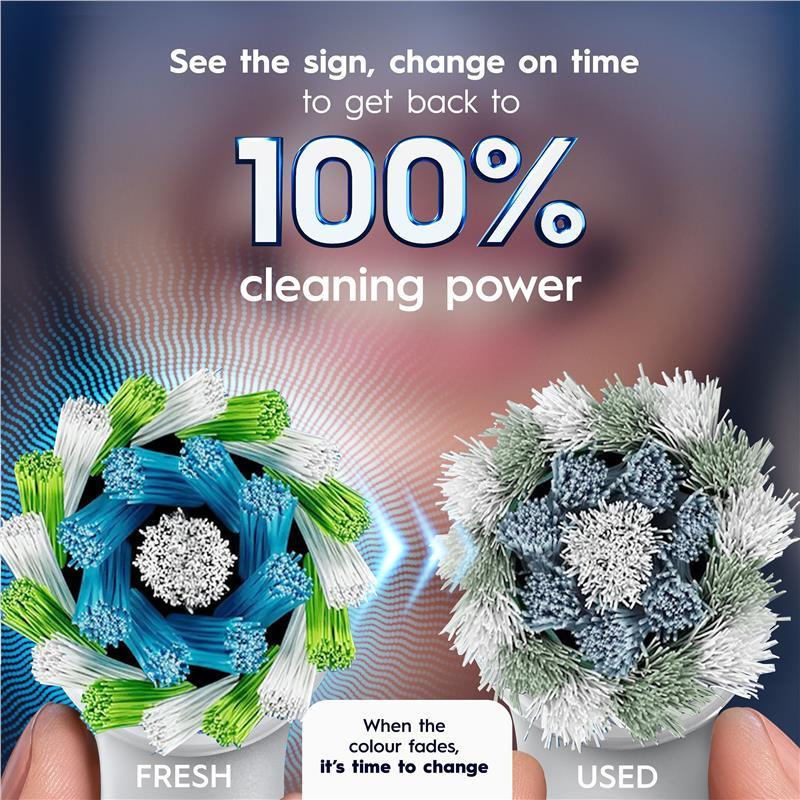 Oral B Power Toothbrush Sensitive Clean Refills 4 Pack