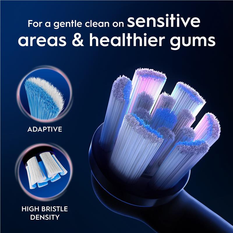 Oral B Power Toothbrush iO Clean and Gum Protect Refills Black 2 Pack