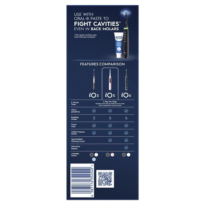 Oral B Power Toothbrush iO 5 Series Black