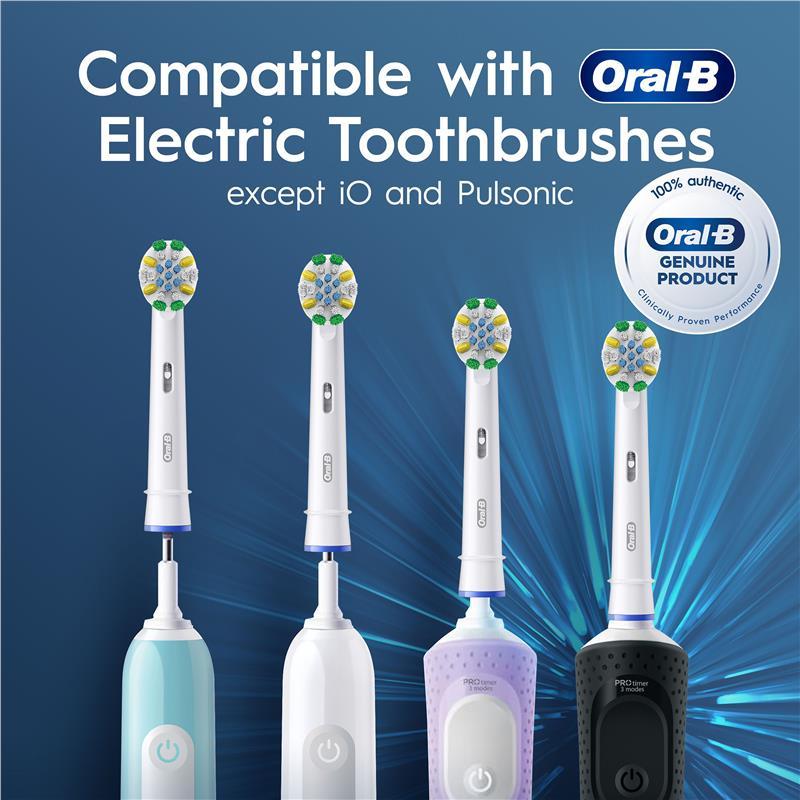 Oral B Power Toothbrush Floss Action Refills 4 Pack