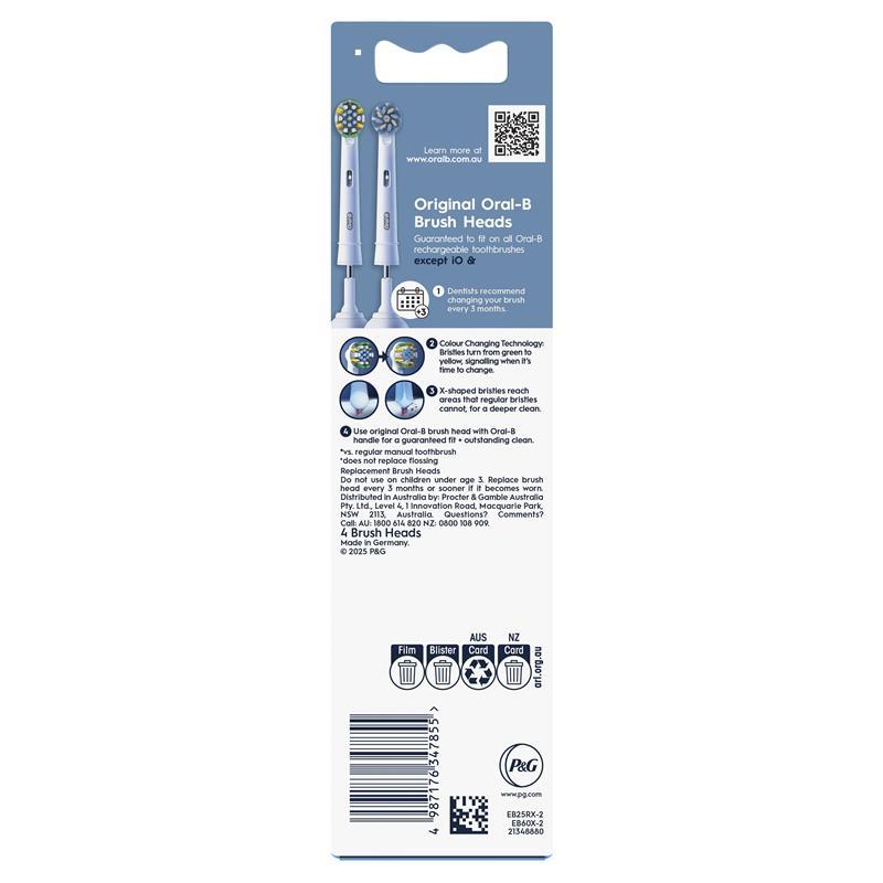 Oral B Power Toothbrush Variety Refills 4 Pack