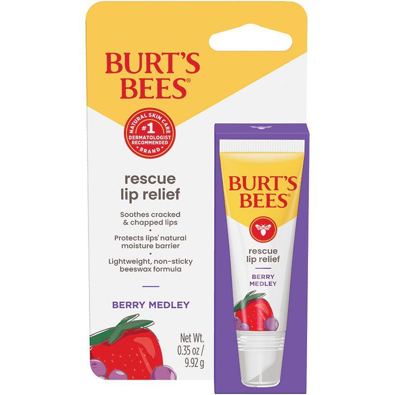 Burts Bees Lip Balm Rescue Relief Berry Medley 9.92g