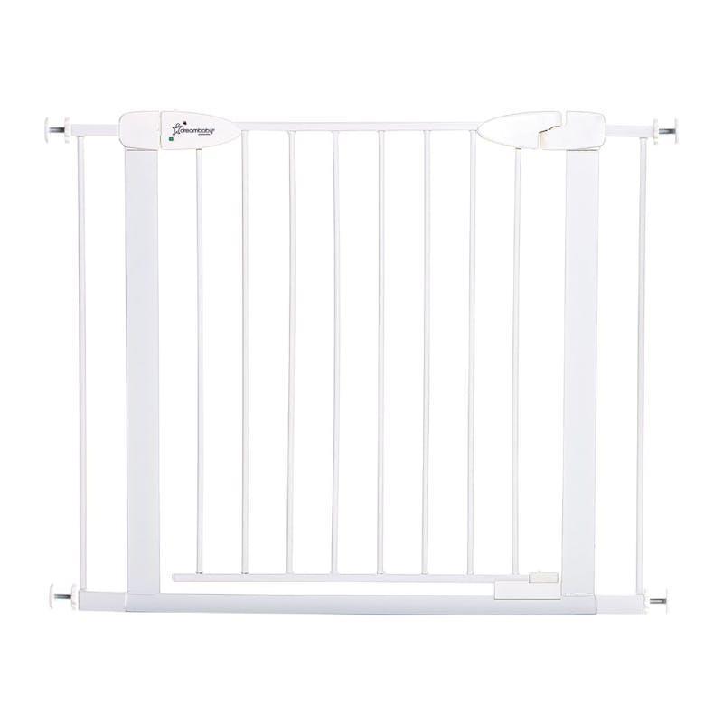Dreambaby Boston Magnetic Auto-Close Security Gate with 2 X 7cm Extensions - White 1Unit