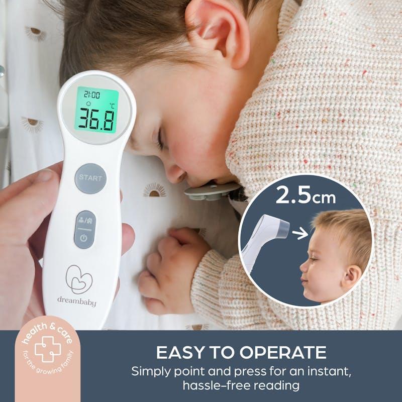 Dreambaby Fever Alert Non-Contact Infrared Forehead Thermometer 1Unit