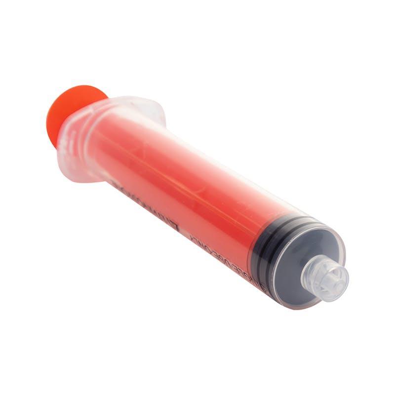 Livingstone Syringe Luer Lock Tip Red Plunger With 5mL Graduations Sterile 20mL 100 Pieces/Box