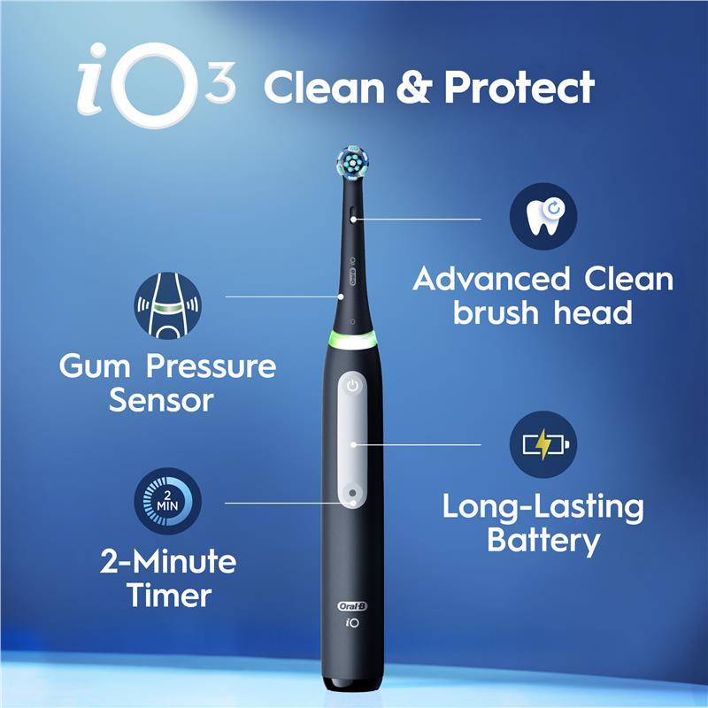 Oral B Power Toothbrush iO 3 Series Clean & Protect Black
