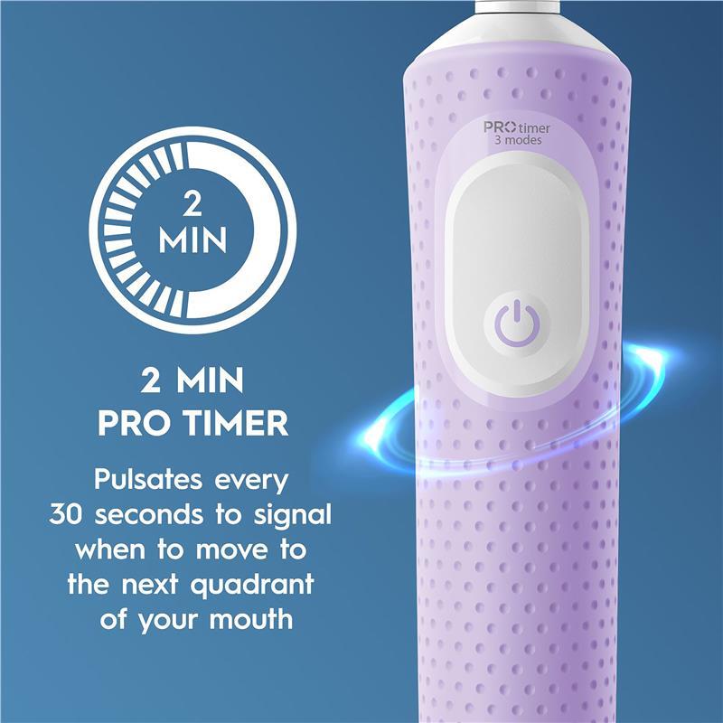 Oral B Power Toothbrush Vitality Pro Deeper Clean Lilac