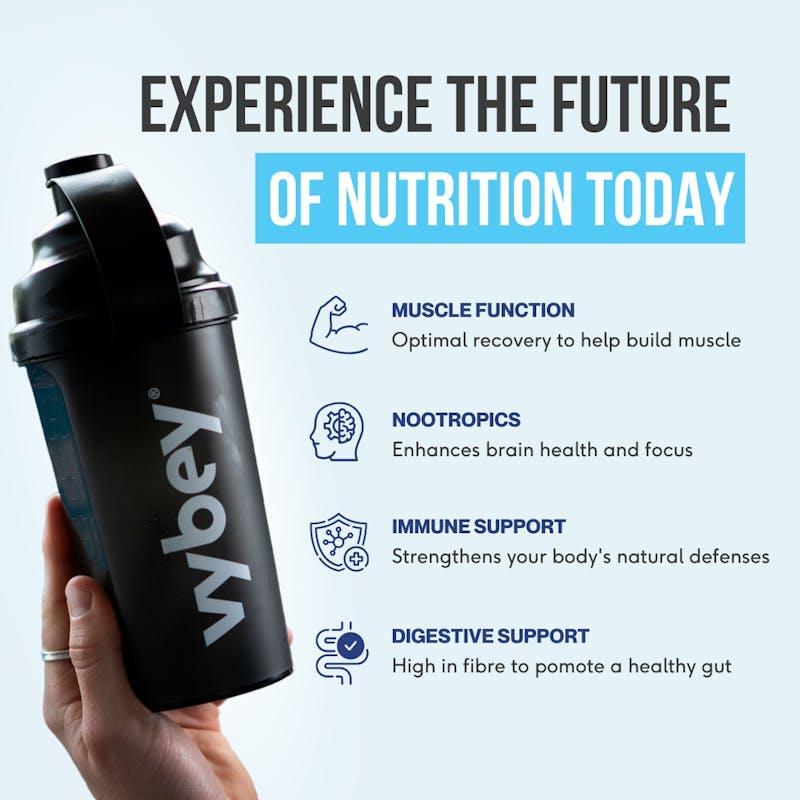 vybey Complete Meal Replacement Shake Vanilla 1.5Kg x 2