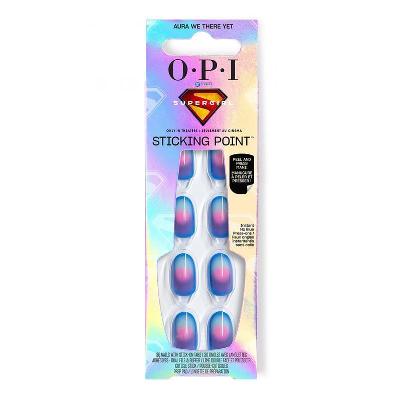 OPI x Supergirl Sticking Point Aura We There Yet