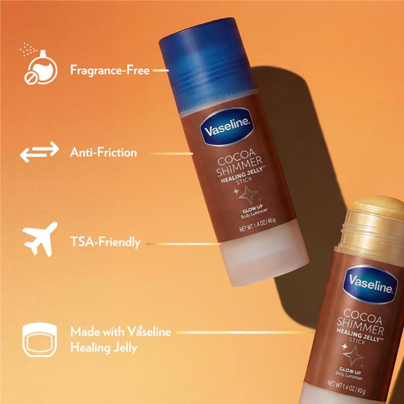 Vaseline Cocoa Shimmer Jelly Stick 40g