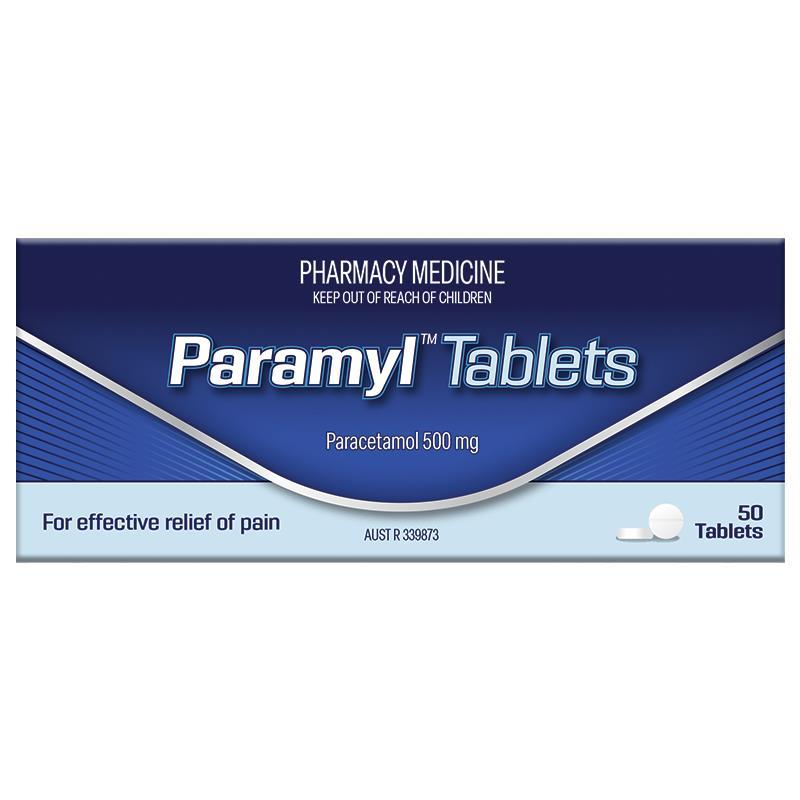 Paramyl 500mg 50 Tablets