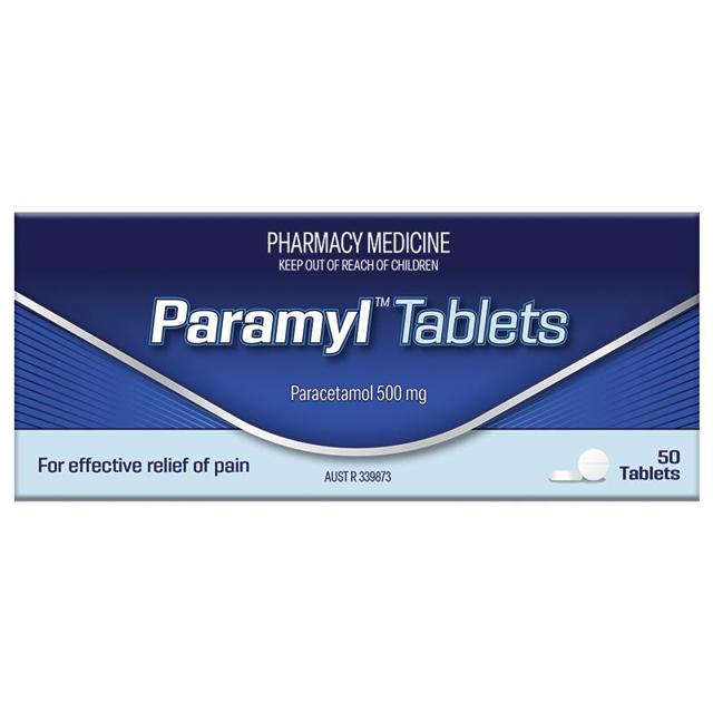Buy Paramyl 500mg 50 Tablets online at Chemist Warehouse