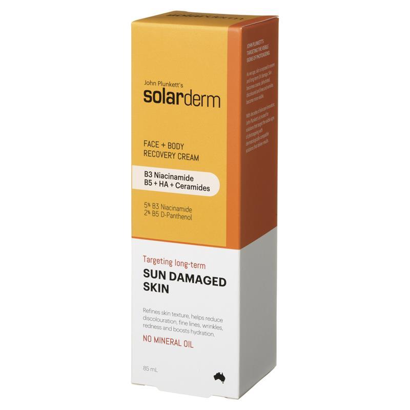 John Plunketts Solarderm Face & Body Recovery Cream 85ml