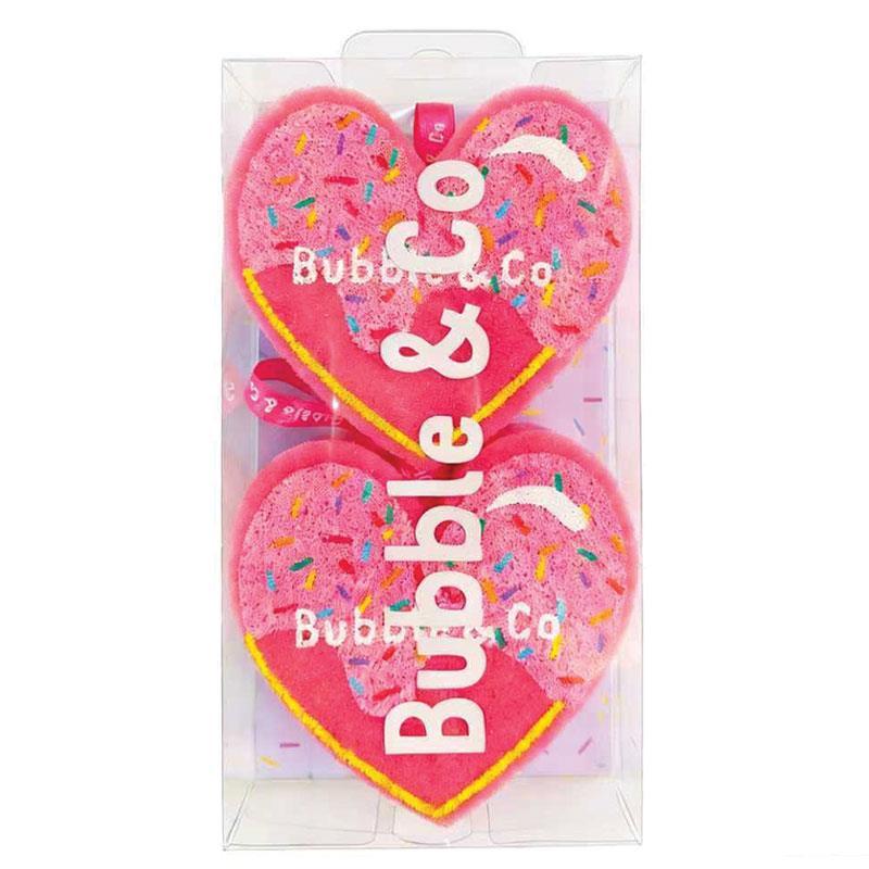 Bubble & Co Sweet Heart Shower Sponge Set