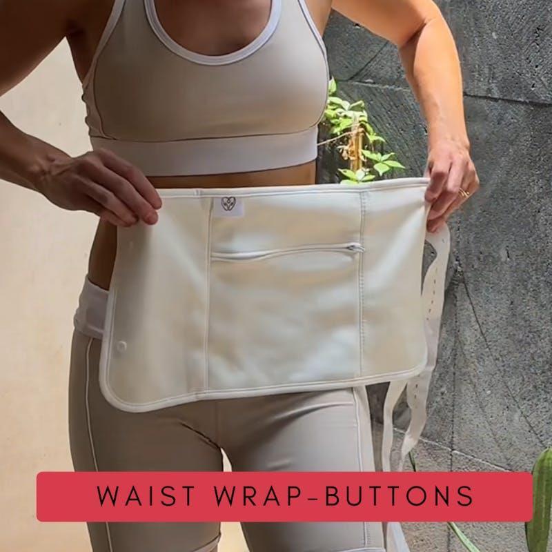 A Better Waist Wrap Organic Cotton Castor Oil Pack - Buttons 1 Piece