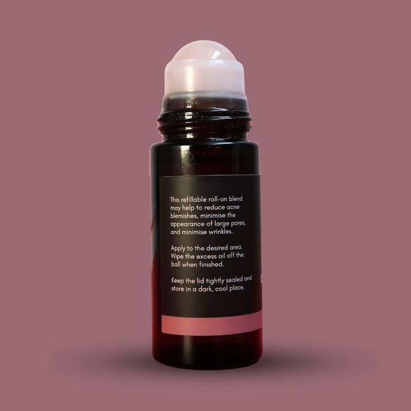 A Better Pure Organic Castor Oil and Frankincense Roll-On - Rose Quartz Roller 50ml